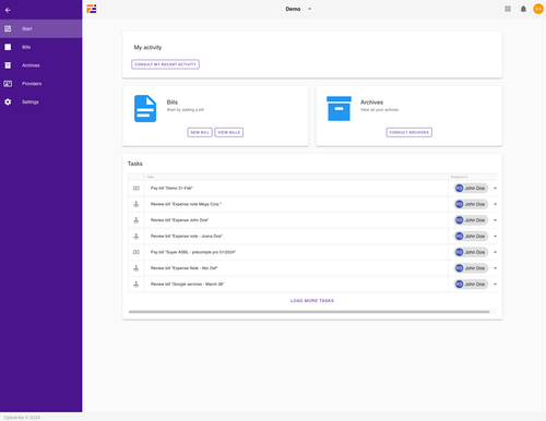 Firmify - Invoices and costs streaming and collaboration for organizations